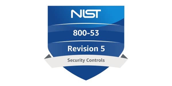 NIST 800-53 Revision 5 security controls badge